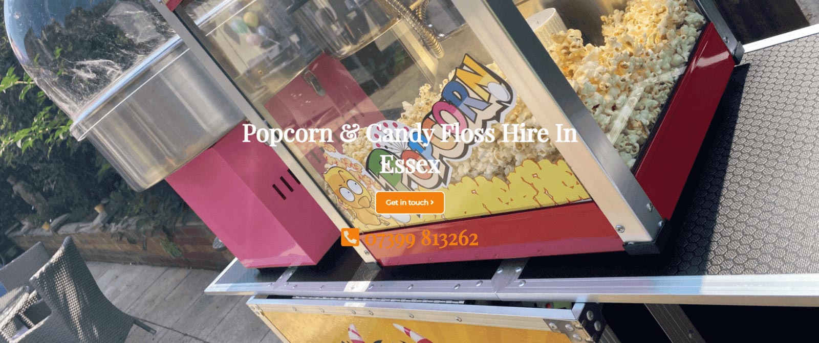 popcorn candy floss hire service in essex 2