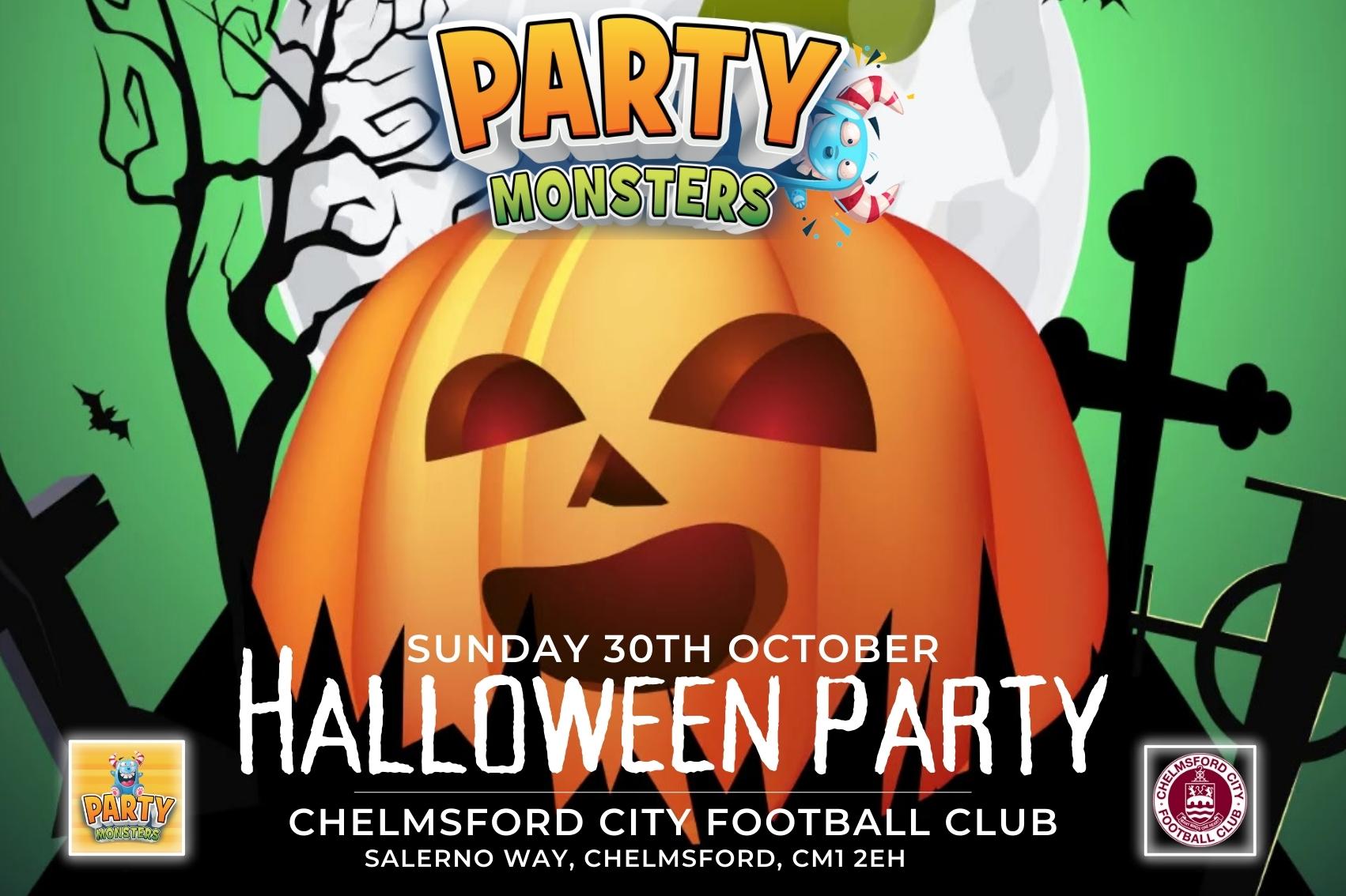 Party Monsters Halloween Party At The Chelmsford Football Club