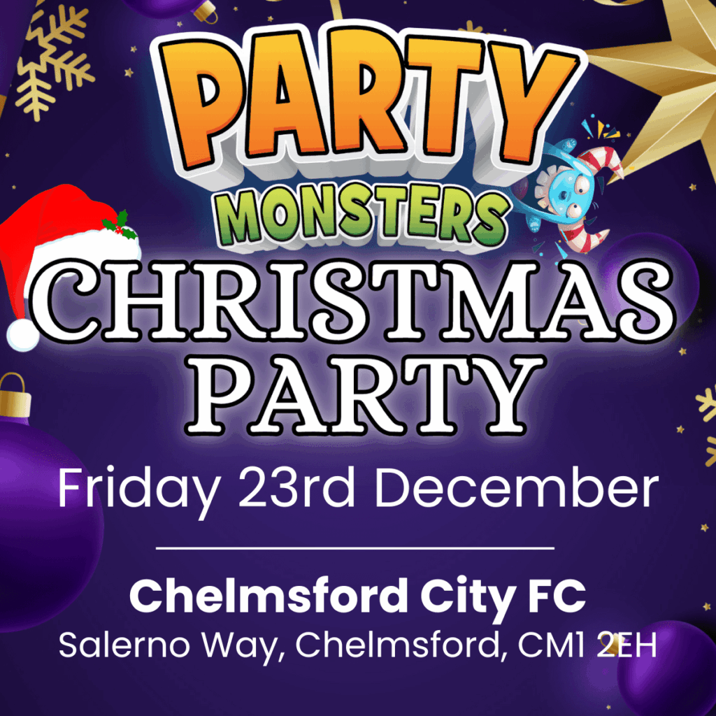 The Party Monsters Big Christmas Party Chelmsford City Football Club
