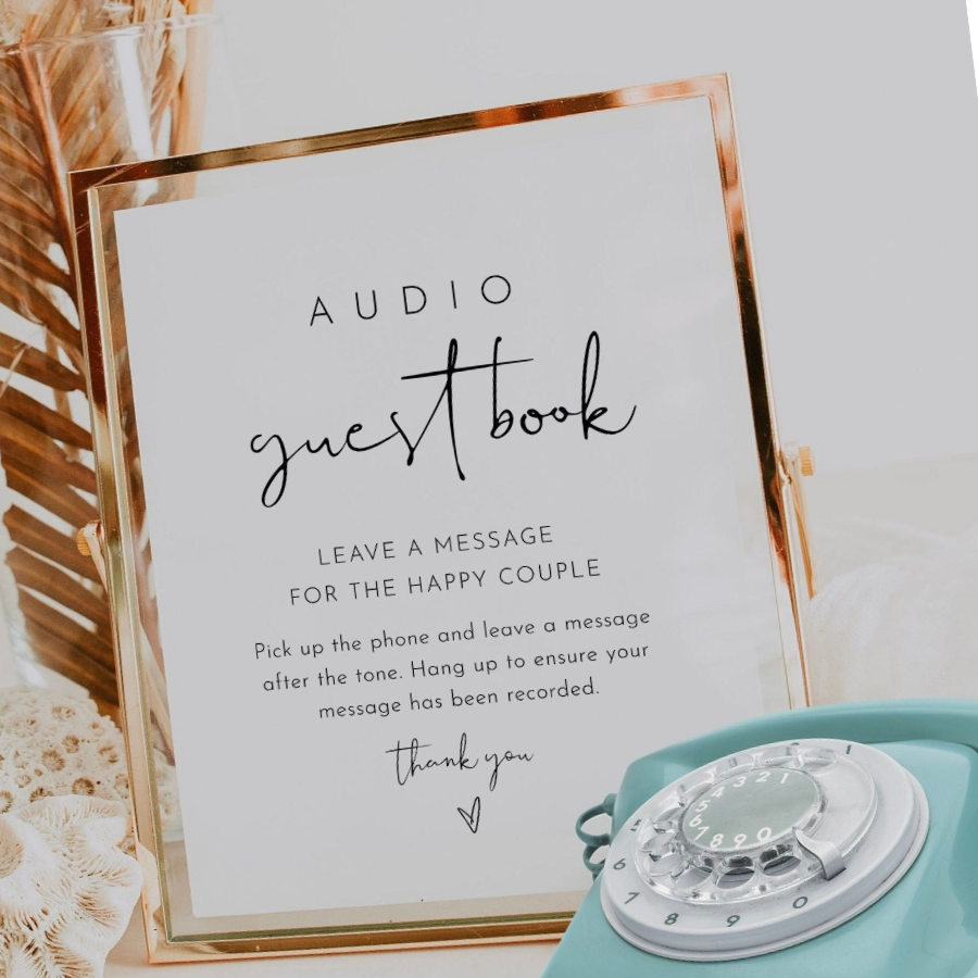 Audio Guest Book Hire