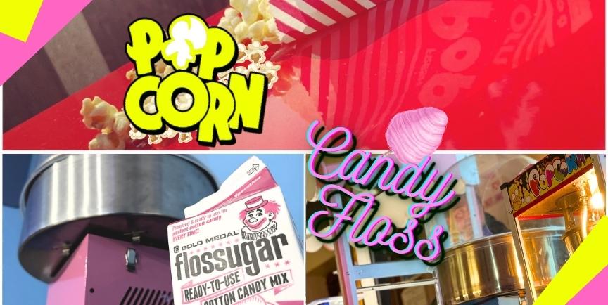 popcorn and candy floss hire