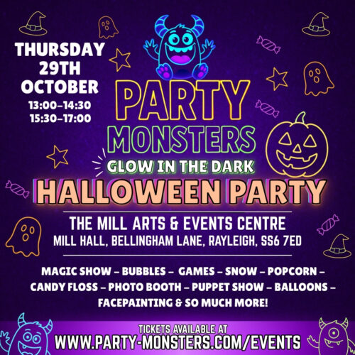 Mill arts halloween party Rayleigh